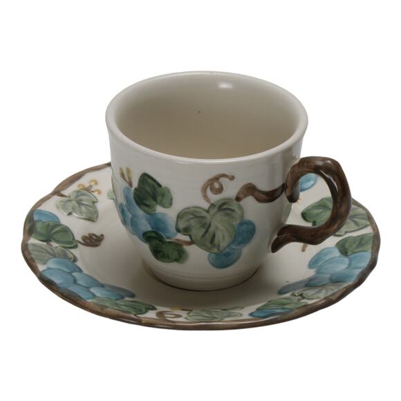 Vintage Metlox Poppytrail Sculptured Grape Coffee Set - Picture 2 of 5